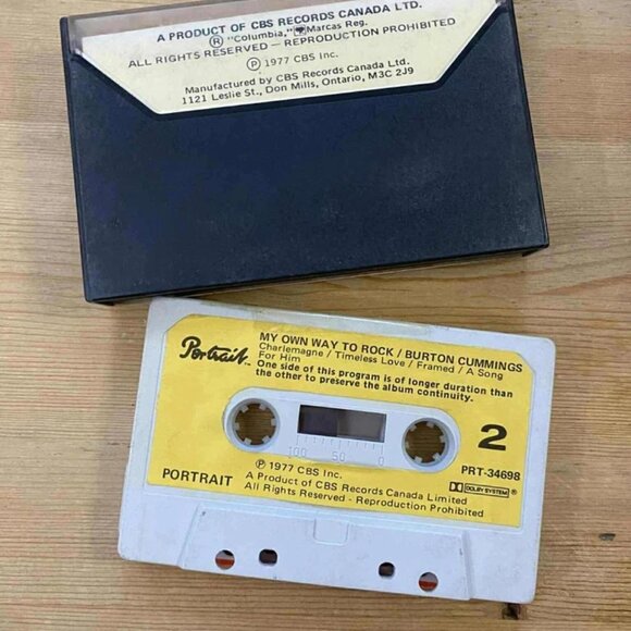 Burton Cummings – My Own Way To Rock Vintage Cassette Tapes C11 - Picture 2 of 2
